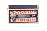 Winchester Staynless .22 Long Rifle - 50 Rounds - Image 1 of 2