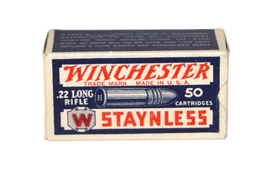 Winchester Staynless .22 Long Rifle - 50 Rounds - Image 1 of 2