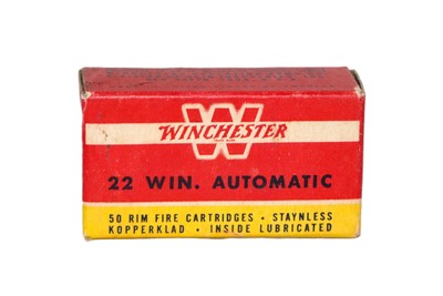 Winchester Staynless Kopperklad .22 Win Auto - 50 Rds - Image 1 of 3