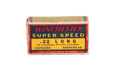 Winchester Super Speed .22 Long Staynless - 50 Rds - Image 1 of 3