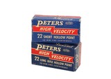 Peters High Velocity .22 Short and Long Rifle Hollow Point - 100 Rounds - Image 1 of 3