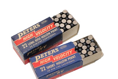 Peters High Velocity .22 Short and Long Rifle Hollow Point - 100 Rounds - Image 3 of 3