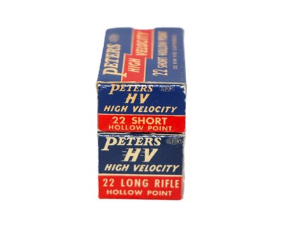 Peters High Velocity .22 Short and Long Rifle Hollow Point - 100 Rounds - Image 2 of 3
