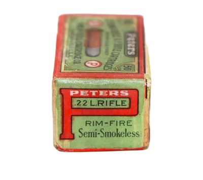Peters .22 Long Rifle RF 2-Pc. Sealed Box - 50 Rounds - Image 3 of 4