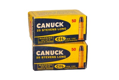 Canuck .25 Stevens Long 65 Grain - 50 Rounds - Image 1 of 3