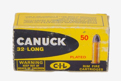 Canuck by CIL .32 RF Long - 50 Plated Rounds - Image 1 of 3