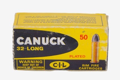 Canuck by CIL .32 RF Long - Partial Box of 47 Rounds - Image 1 of 3