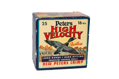 Peters High Velocity 16 Ga Sjhot Shells - 25 Rounds - Image 1 of 3