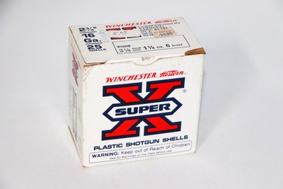 Winchester Western Super-X 16 Ga Shot Shells - 25 Rds - Image 1 of 2