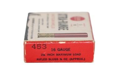 Sears Xtra-Range 16 Gauge Rifled Slugs - 5 Paper Rds - Image 3 of 3