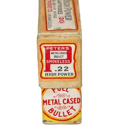 Peters .22 Savage High Power 70 Gr. Metal Cased 2-Pc Box - Partial 18 Rds - Image 4 of 5