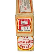 Peters .22 Savage High Power 70 Gr. Metal Cased 2-Pc Box - Partial 18 Rds - Image 4 of 5