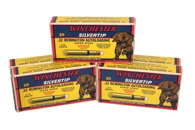 Winchester Super Speed .32 Remington Autoloading 170 Gr. Silvertip Exp - 20 Rds