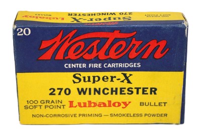 Western Super-X 270 Win. 100 Gr. Lubaloy SP - 20 Rds - Image 1 of 4