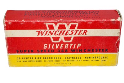 Winchester SS .348 Win 250 Gr Silvertip Exp - 20 Rds. - Image 1 of 3