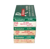Remington Hi-Speed Kleanbore .250 Savage 100 Gr. PSP - 3 Boxes with 60 Rounds - Image 2 of 3