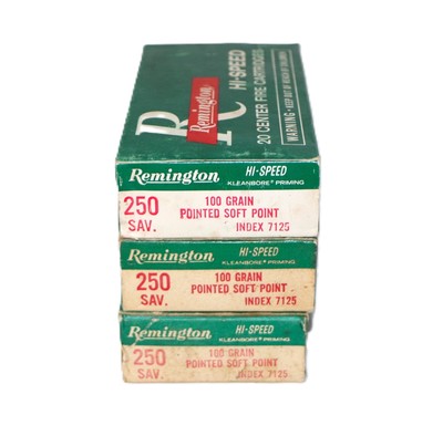 Remington Hi-Speed Kleanbore .250 Savage 100 Gr. PSP - 3 Boxes with 60 Rounds - Image 2 of 3