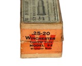 Winchester .25-20 Winchester Blk Powder 86 Gr. 2-Pc Box - 50 R - Image 3 of 6
