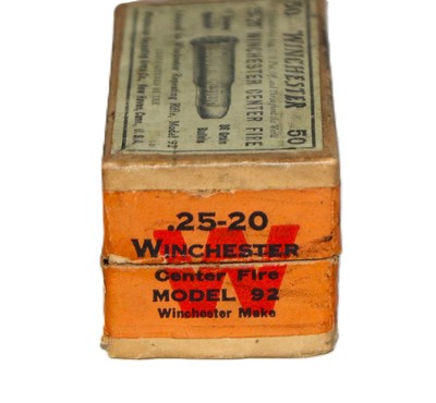 Winchester .25-20 Winchester Blk Powder 86 Gr. 2-Pc Box - 50 R - Image 5 of 6