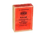 DWM 9.3x62 262 Grain Solid-Torpedo - 10 Rds - Image 3 of 3