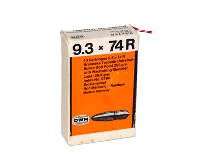 DWM 9.3x74R 293 Gr. SP -10 Rds - Image 1 of 3