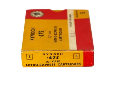 Kynoch Nitro Express 31/4" 480 Grains Solid - 5 rds - Image 2 of 3