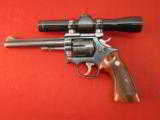 Smith and Wesson K-22 Revolver with Leupold Scope and Base - 2 of 13