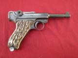 DWM Luger in .30 Luger with Aftermarket Grips - 1 of 9