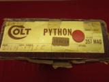 Colt Python 4" Barrel Nickel Finish In Box - 2 of 15