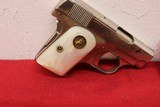Colt 1908 Vest Pocket Nickle with Pearl grips - 5 of 8