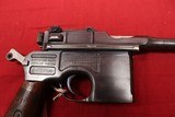 Mauser Broomhandle Pistol Model C 96 30 Mauser caliber - 10 of 11