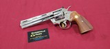 Colt Python Nickle finish 6 inch barrel 357 mag - 1 of 10