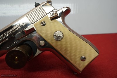RARE Nickel Colt MK IV Series 80 Govt Model 380 auto - Image 3 of 7