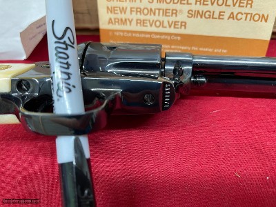 Rare all blue Colt SAA Buntline 45 Colt - Image 11 of 12