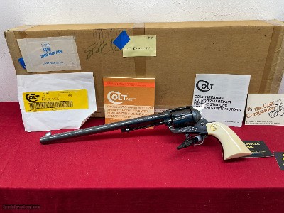 Rare all blue Colt SAA Buntline 45 Colt