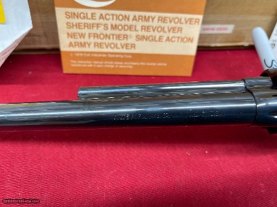 Rare all blue Colt SAA Buntline 45 Colt - Image 6 of 12