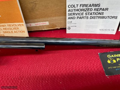 Rare all blue Colt SAA Buntline 45 Colt - Image 10 of 12