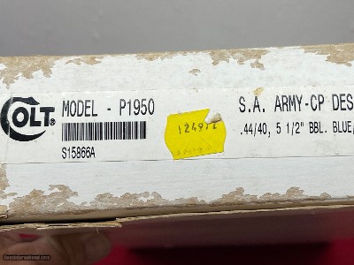 Sale Price $3299..Colt SAA 44-40 caliber with 44 special cylinder - Image 11 of 12
