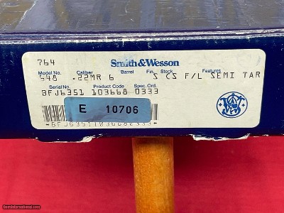 Scarce S & W 64822 WMR like new in box - Image 11 of 12