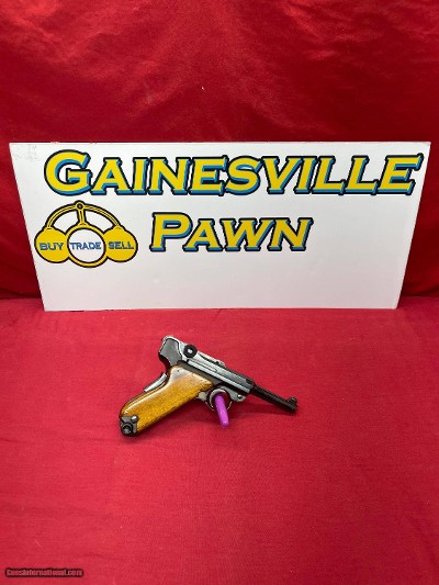 American Eagle Luger 30 Luger caliber pistol