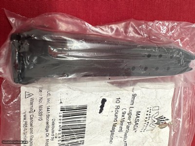IWI Masada 9mm Luger/para 10 rd magazine sealed mas910 - Image 3 of 7