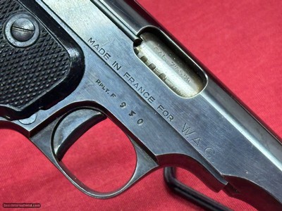 MAB model C pistol made for WAC French 7.65mm low s/n (930) good eye appeal - Image 7 of 15