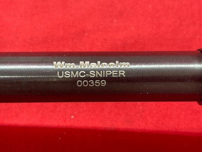 USMC Sniper scope Malcolm manufacture 8 power - Image 7 of 11