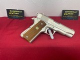 Colt Commander 1911A1 9mm factory Nickel - 5 of 8