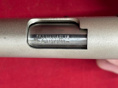 Colt 1911A1 Series 70 factory nickel 45 ACP - Image 8 of 8