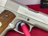 Colt 1911A1 Series 70 factory nickel 45 ACP - 5 of 8