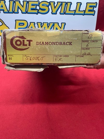 COLT DIAMONDBACK .22 LR - Image 20 of 20