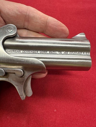 American Derringer Model M-1 .45 Colt or 2 1/2 inch .410 Stainless Steel - Image 4 of 15