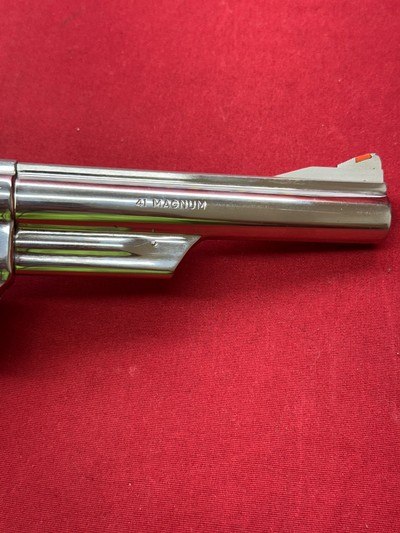 Smith & Wesson model 57 no dash nickel .41 Magnum - Image 10 of 21