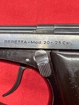Scarce Beretta Model 20 .25 ACP - 4 of 17